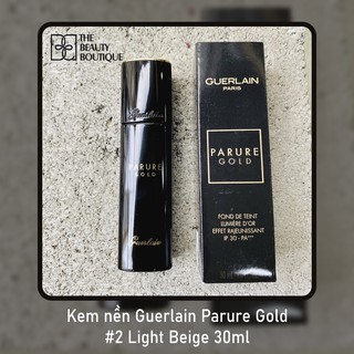 Kem nền GUERLAIN Parure Gold - 01 Beige Pale & 02 Light Beige 30ml