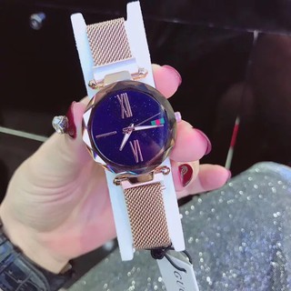 Đồng hồ nữ DIMINI dây lụa nam châm hình thật