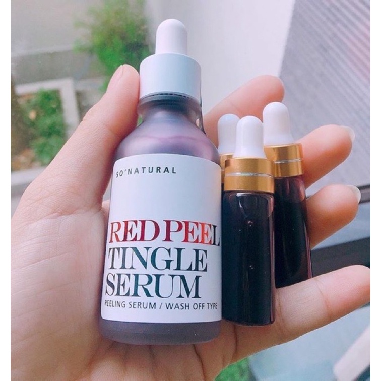 RED PEEL TINGLE SERUM – PEEL DA KHÔNG BONG TRÓC 5ml -10 ml