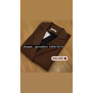 Blazer 2 lớp nâu/đen 2 lớp(ẢNH THẬT/HÀNG SẴN)