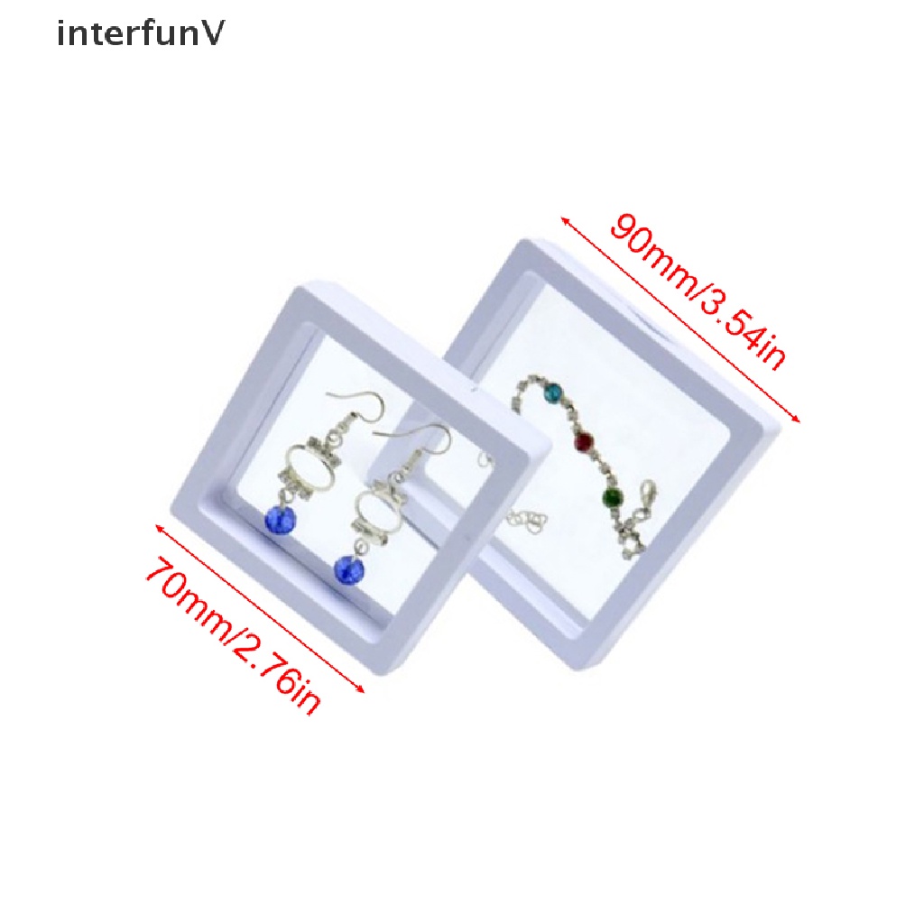 Hộp Trắng Trong Suốt Trưng Bày Trang Sức Tiện Dụng