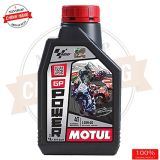 Nhớt Motul GP Power 4T 10W40 dành cho xe số, tay côn