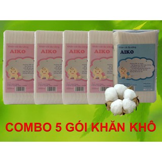 Combo 5 gói khăn khô AIKO 270T