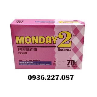Giấy Photocopy Monday A5 Định lượng 70