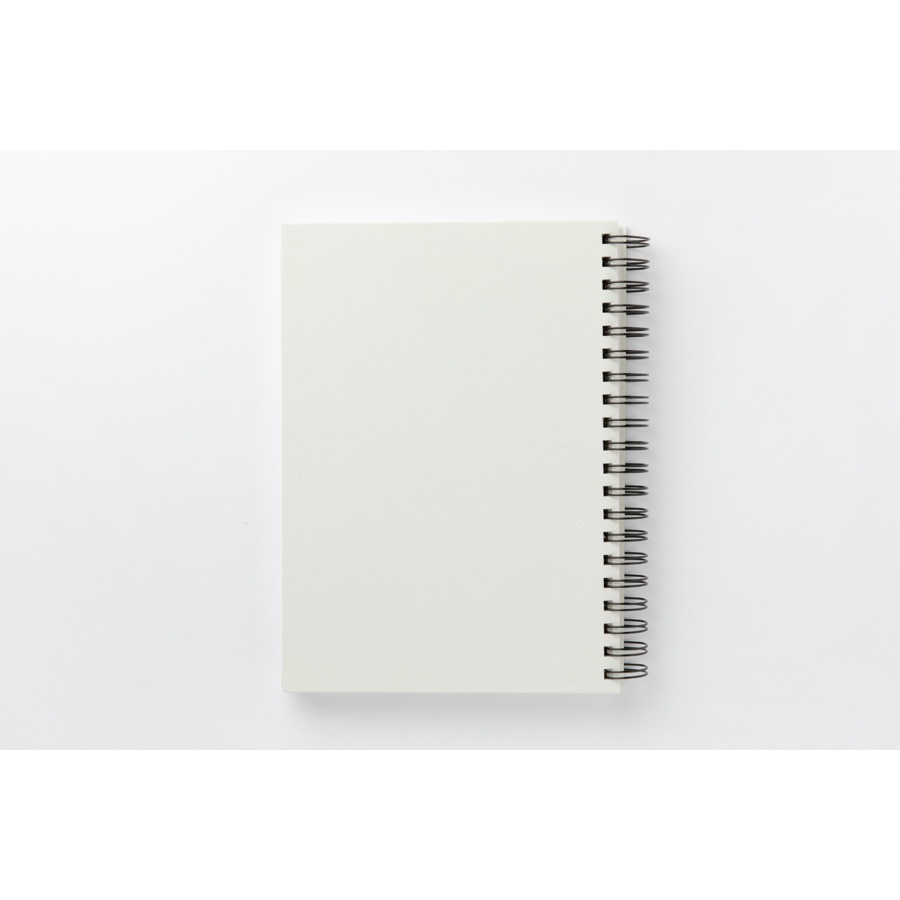 Sổ Tay Hàng Ngày ARTBOX Hàn Quốc Bìa Màu Trắng Đóng Gáy Lò Xo Có Dòng Kẻ