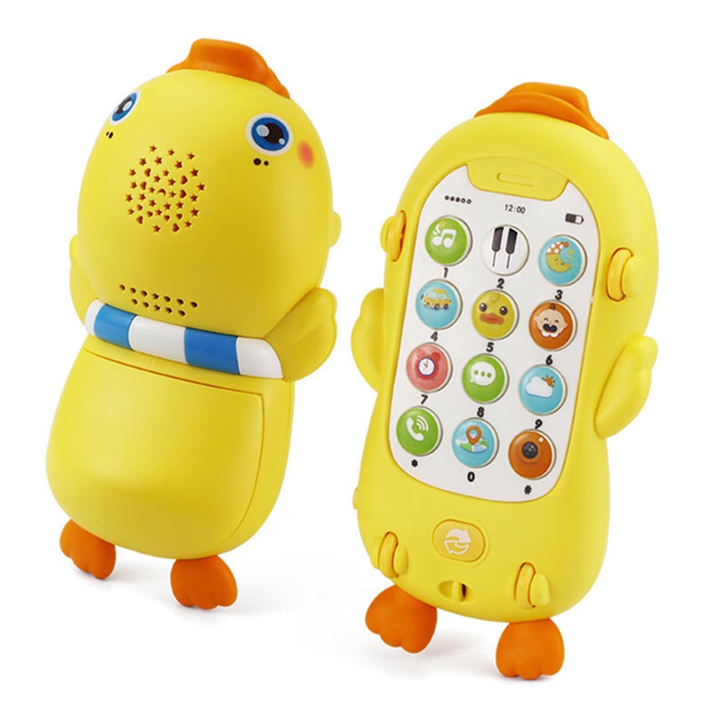 Đồ chơi điện thoại di động SEA SUN TOYS phối hình chú vịt phong cách Trung Hoa dễ thương cho bé