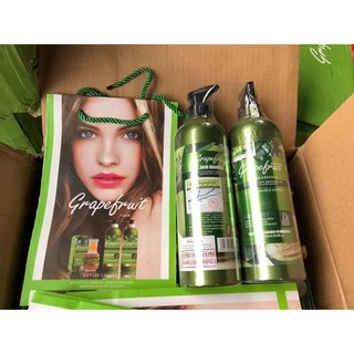 BỘ DẦU GỘI BƯỞI GRAPEFRUIT VALER TRỊ RỤNG TÓC VÀ TÁI TẠO TÓC -TRỊ GÀU KHÔNG LO NGỨA