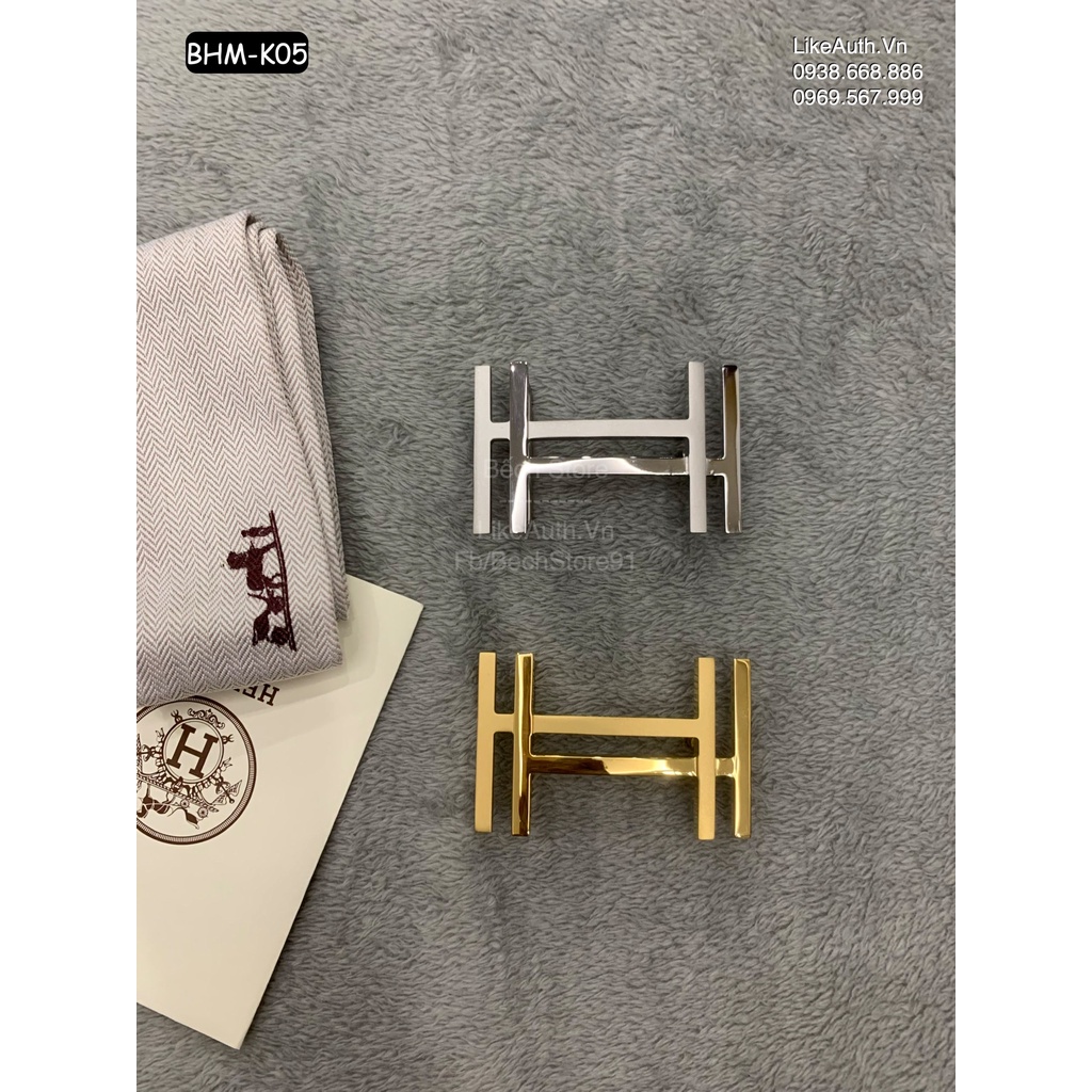 ❣️ℍ𝕖𝕣𝕞𝕖𝕤 Mặt Khoá Chữ H Kép bản 38mm - 32mm❣️❣️❣️ Bếch Store | Cậu Bếch (chỉ mặt khoá đơn không kèm dây)