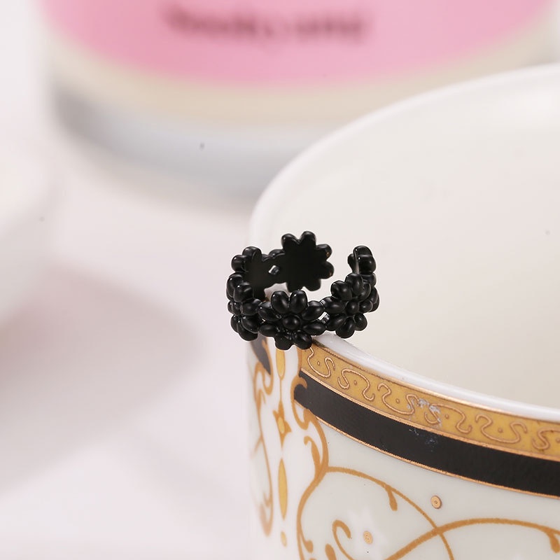 Bông tai hình hoa cúc bằng hợp kim thời trang cho nữ