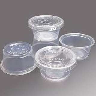 chén đựng tương có nắp trong đẹp 100 cái 2oz 60ml