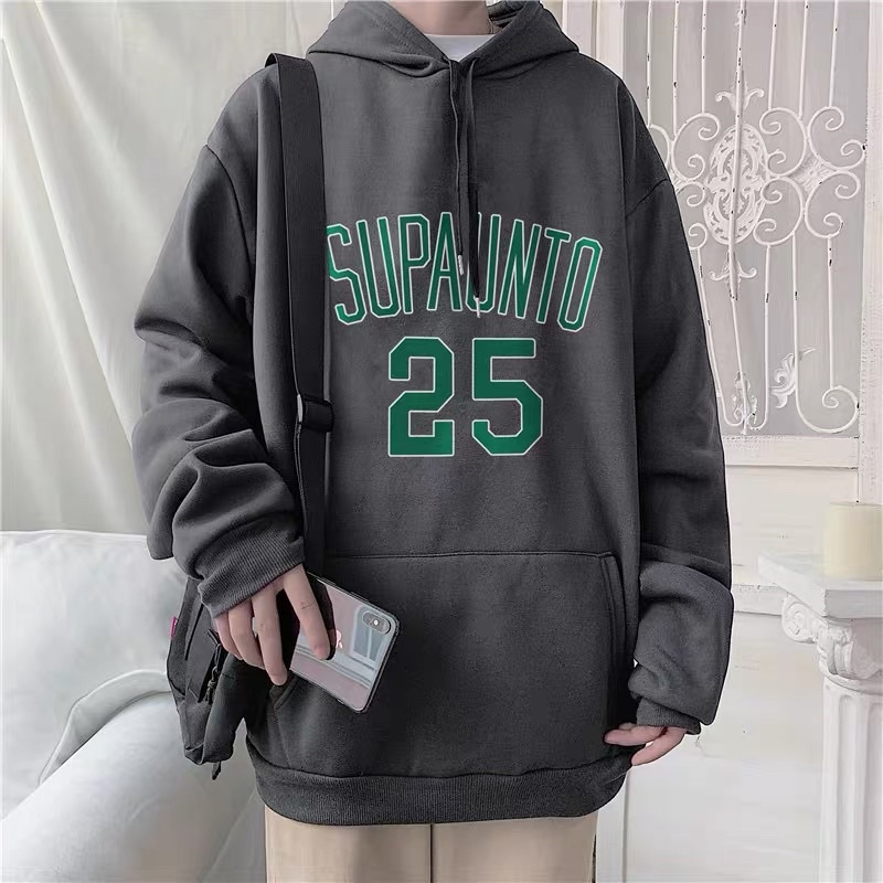 Áo Hoodie Tay Dài Túi Bụng Nỉ Bông SUPAUNTO 25 Video Cận Áo