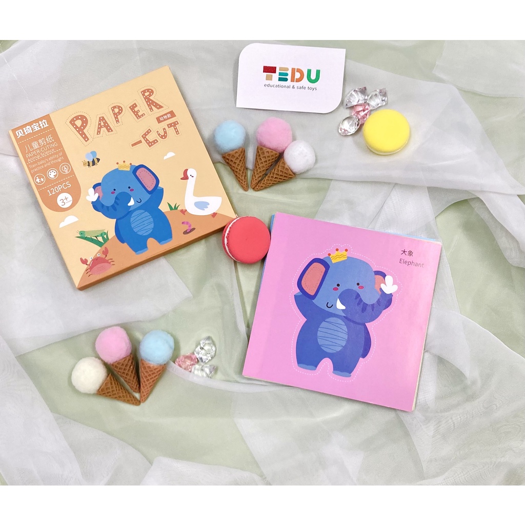 Bộ giấy cắt thủ công - Paper cut Tedu