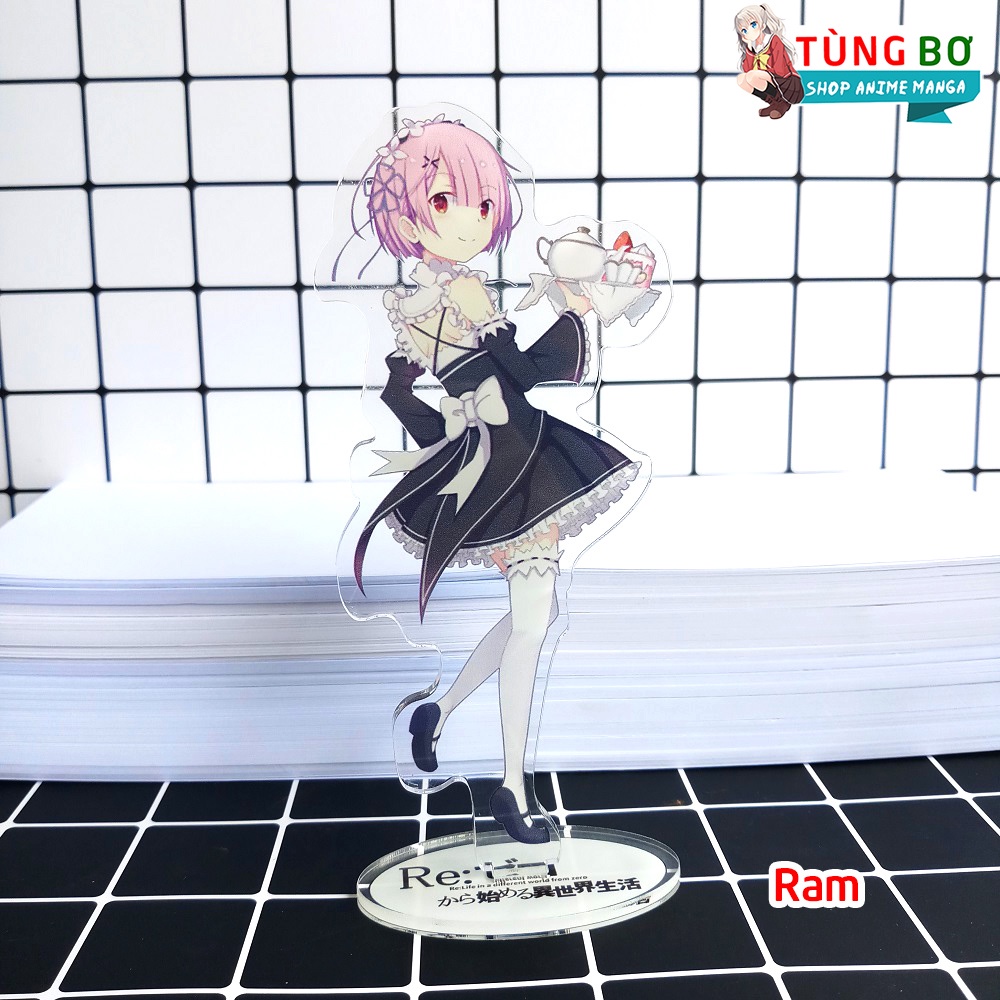 [Standee] Tượng Mica Anime Re zero
