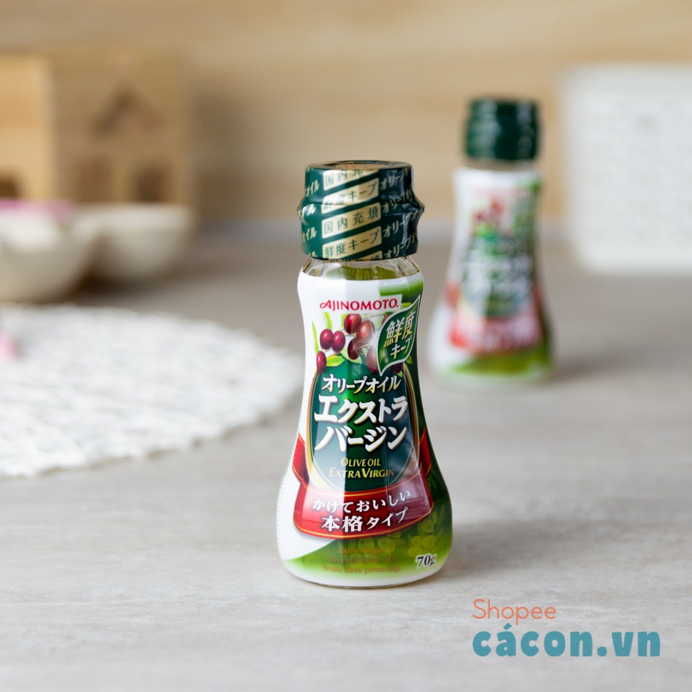 Dầu ăn dặm hoa cải, mè, olive Ajinomoto, óc chó Đức, macca