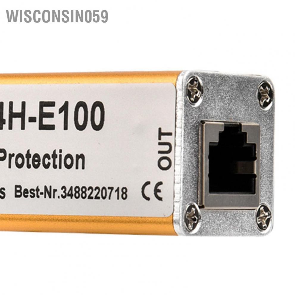 Wisconsin059 RJ45 RJ11 Adapter Ethernet Network Surge Protector Thunder Lighting Arrester Protection 5V