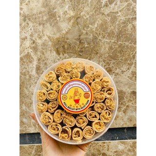 Bánh quế cuộn chà bông