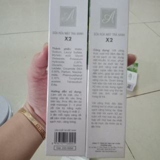 Sữa rửa mặt trà xanh X2