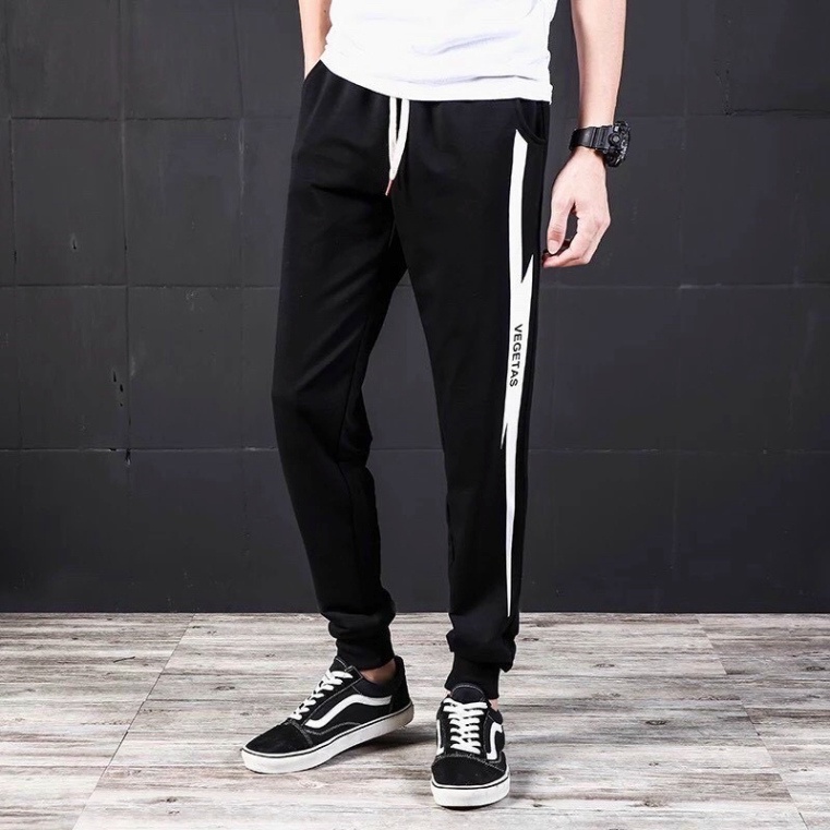 Quần Thể Thao Nam Nữ Dài Sọc Cách Điệu KSS016