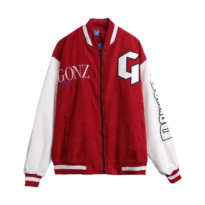 Khoác gonz Form Rộng Jacket Vảrsity