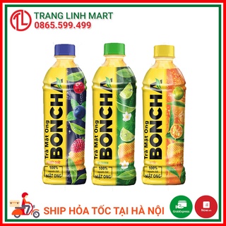 Trà Boncha mật ong vị tắc/ vị chanh/ vị việt quất chai 450ml