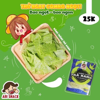 Bánh tráng trà xanh (mát cha) ABI - Hàng chính hãng ABI SNACK