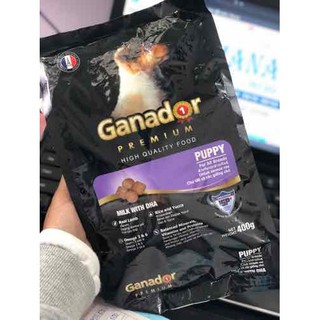 Thức ăn hạt ganador 400gr cho chó con