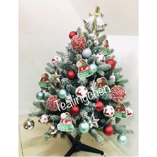 Cây thông PE phủ tuyết cao 90cm, hàng công ty chính hãng