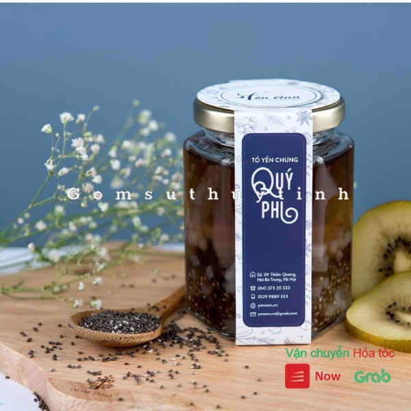 (Xả kho cắt lỗ) Combo 10 Hũ thủy tinh lục giác 180ml đựng thực phẩm