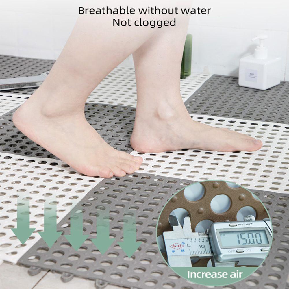 DIACHAVN Thảm Chùi Chân PVC Cao Su Hút Mạnh 30x30cm