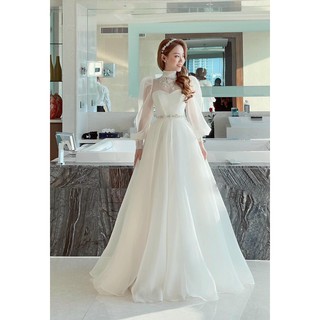 đầm maxi tay bồng đính hoa ( ẢNH VÀ VIDEO THẬT 10000% )
