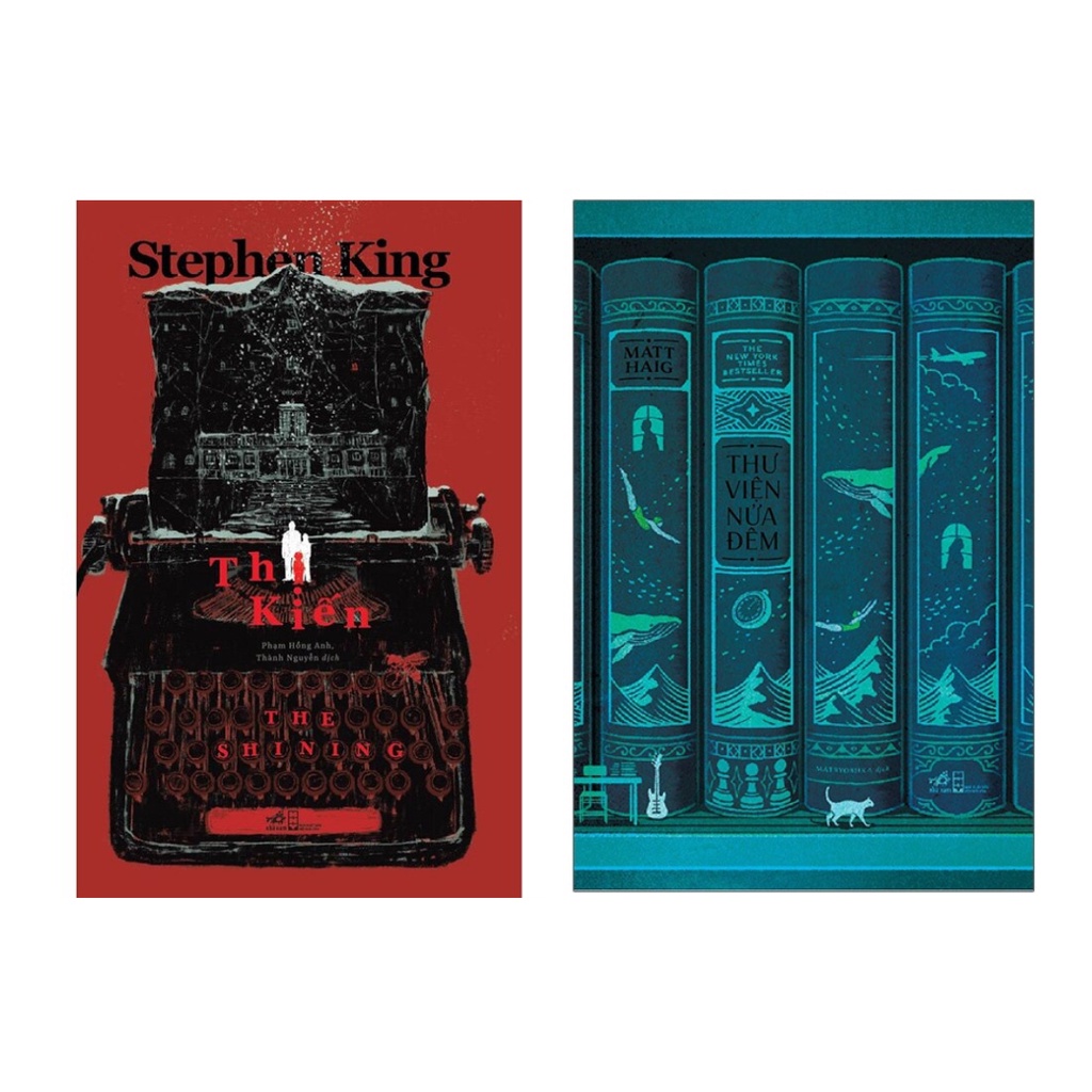Sách Combo 2 Cuốn: Thị Kiến (The Shinning - Stephen King) + Thư viện nửa đêm