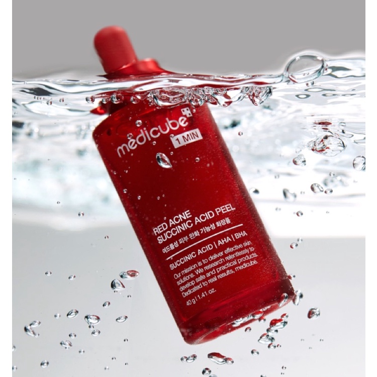 Tẩy bào chết da mặt Peeling Red Acne Succinic Acid Peel Medicube 40g