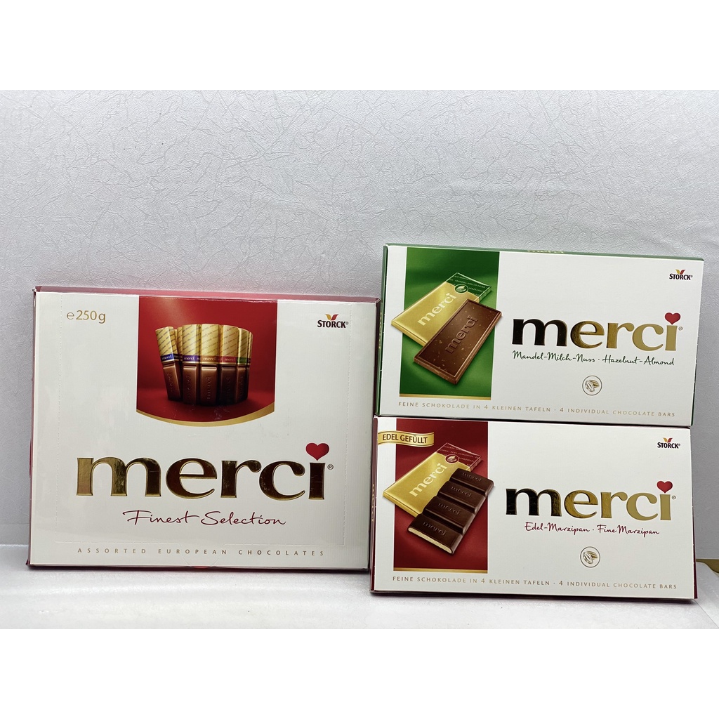 Kẹo Socola Merci thanh tổng hợp :100gr- 112gr-250gr- Đức