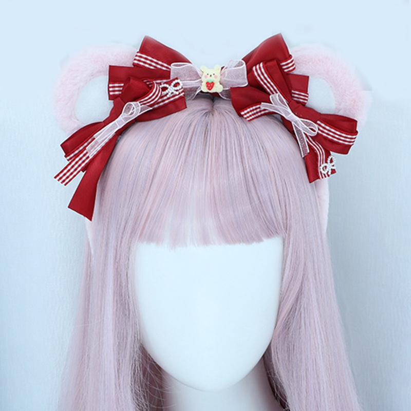 Băng Đô Tai Thỏ / Gấu Nhồi Bông Hóa Trang Tiệc Tùng