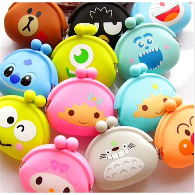 Ví silicon hoạt hình xinh xắn