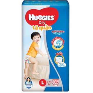 Bỉm Huggies quần L36(9-14 kg) Xl32(12-17kg) XXL 28>16kg