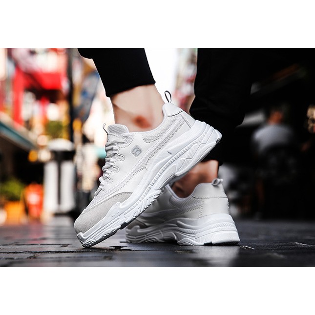 Giày thể thao sneaker nam D66, phong cách trẻ trung năng động, đế cao su non đi cực êm | BigBuy360 - bigbuy360.vn
