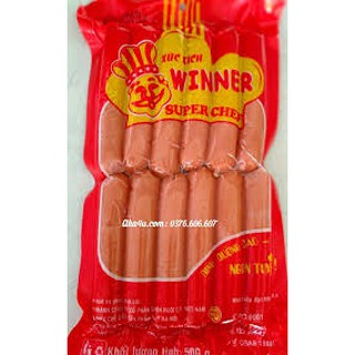 Xúc xích Winner -  10 cây/500 gam/gói - chỉ giao tại hà nội ( nowship - grabfood )