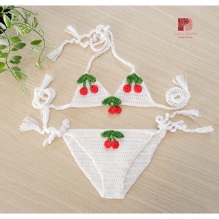 (Sẵn) Bikini handmade cho bé Bikini len cho bé