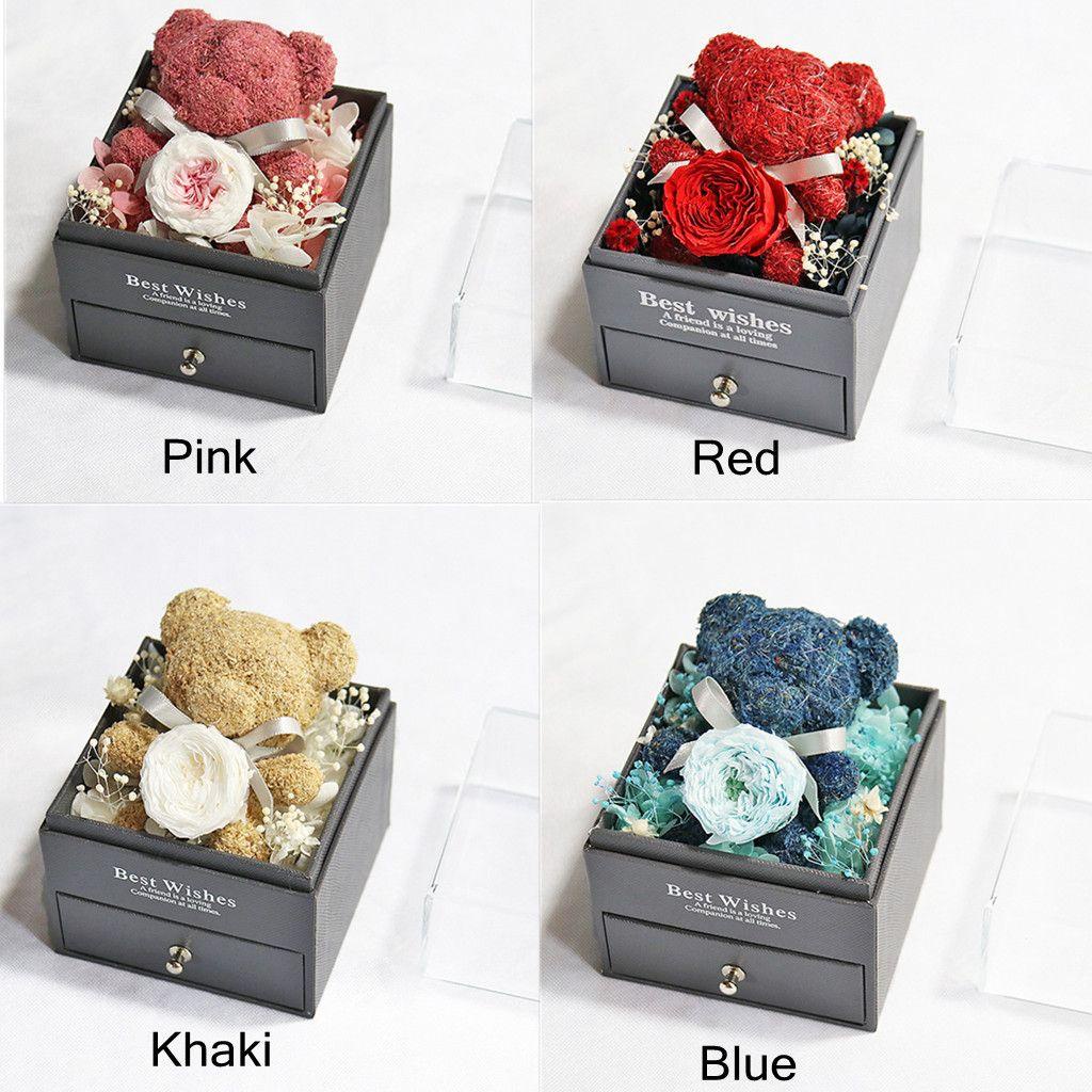 KUNHEV Gấu Bông Mẫu Đơn Dễ Thương Dùng Làm Quà Tặng Sinh Nhật / Valentine