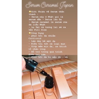 Serum Caramel Đường đen nhật bản ( phiên bản mới check cod )