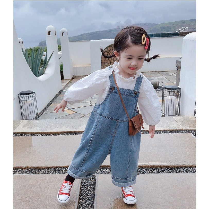 SET YẾM JEAN+ÁO CỔ BÈO BÉ GÁI 2021