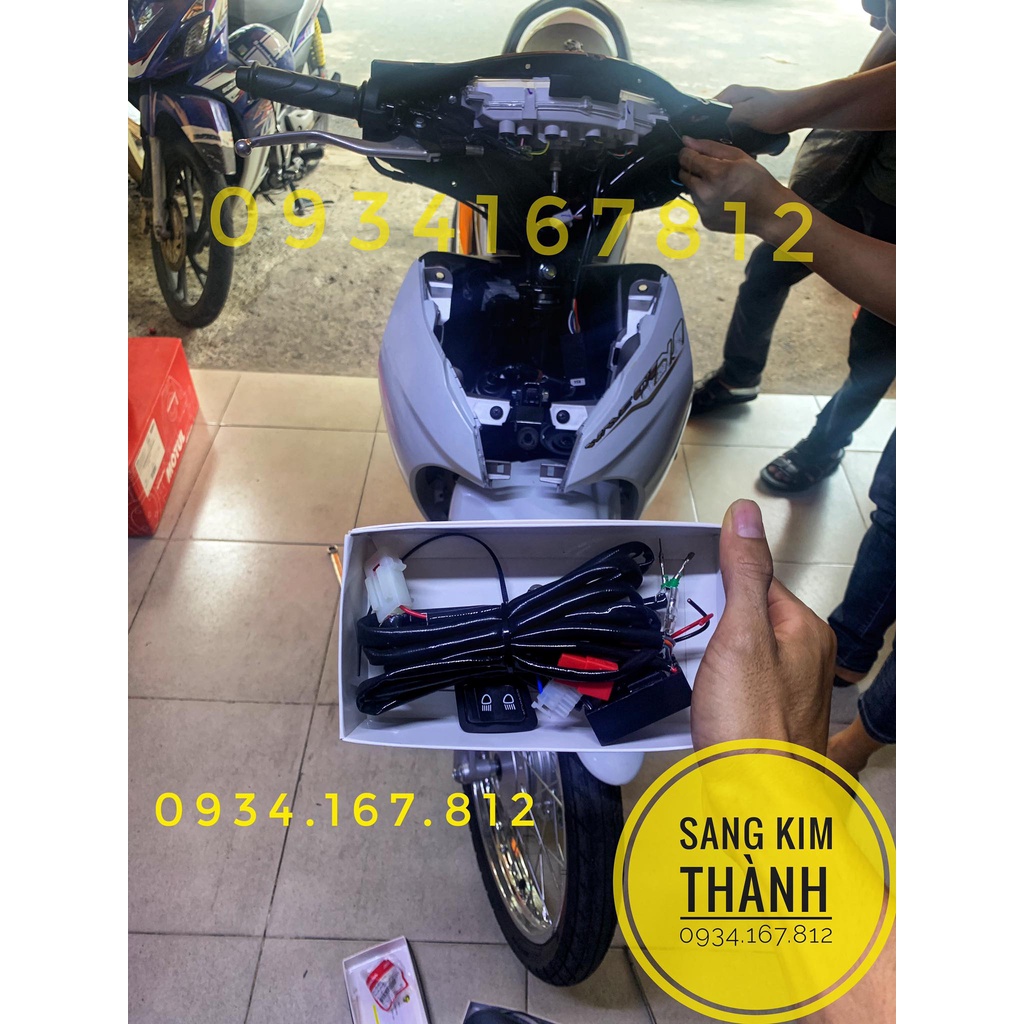 Bộ Mạch Passing Tắt Mở  Đèn Chính Và Trợ Sáng Xe Wave Alpha 2019 2020 2021 2022
