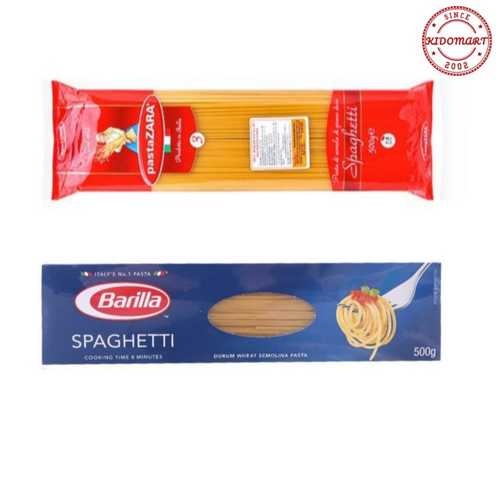 Mì Ống Ý Pasta Zara / Barilla Spaghetti 500gr