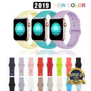 [CHẤT NHƯ DÂY HÃNG] Dây Apple Watch Cao Su Sport Band đủ màu dành cho series 1/2/3/4 [Apple Watch 38|40|42|44]