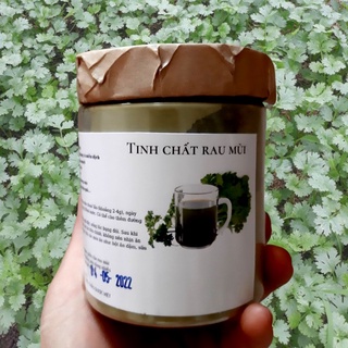 Bột rau mùi sấy lạnh nguyên chất bột rau ngò sấy lạnh tinh chất rau mui rau ngò hỗ trợ thanh lọc kim loại nặng hộp 100g