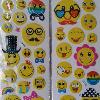 Sticker nổi hình mặt cười
