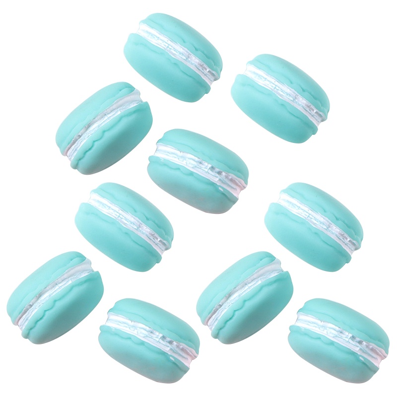 Set 10 Mô Hình Bánh Macaron Giả Bằng Nhựa Dùng Trang Trí