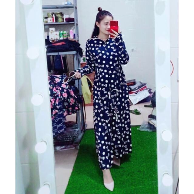 Áo choàng lanh thân dài ,chun e0,2 mặt khác nhau khóa 2 chiều mặc dc cả 2 mặt dài m6 | BigBuy360 - bigbuy360.vn