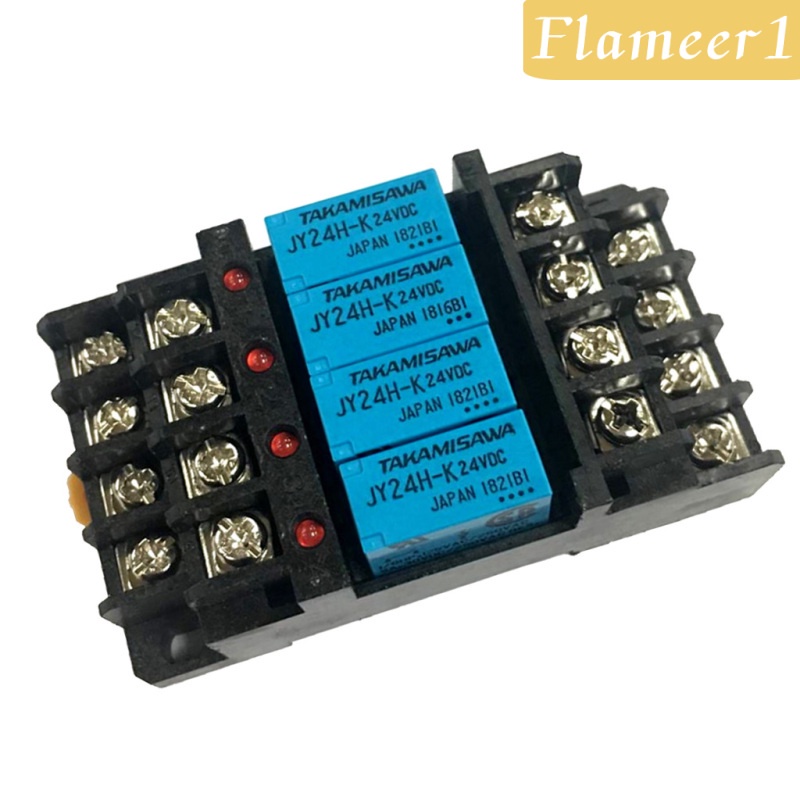 Bộ Rơ Le 1] Cuộn Dây 5A 24VDC 250VAC G6B-4BND Với Rơ Le JY24H-K